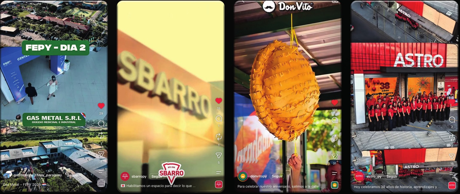 Fotogramas de videos para marcas incluidos en el portfolio de Johan Barrios